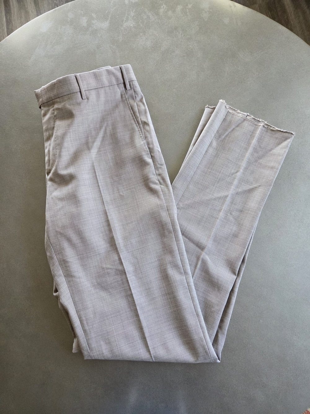 Zanella Men's Parker 100% Virgin Wool Dress Pants Size 35 New